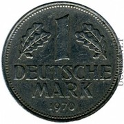 deutsche mark 1970Г0ДА 