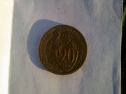 Монета коллекционная 20 коп.1934г